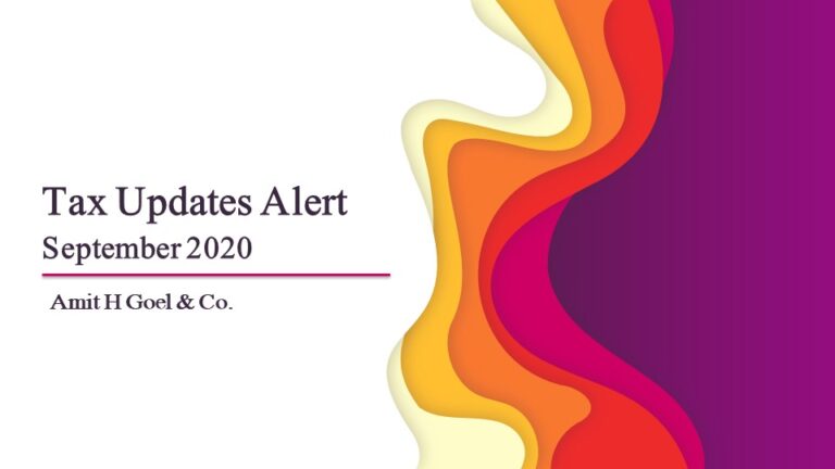 Sep 2020 Tax Updates