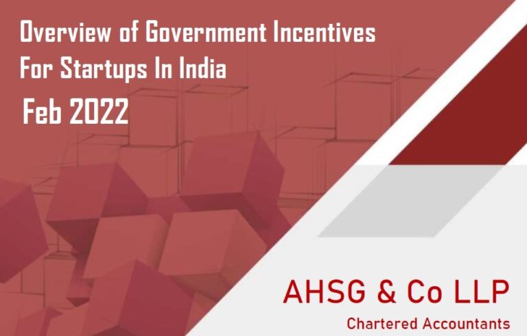 Incentives for Startups
